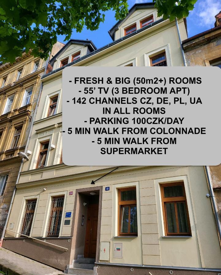 Excellent Apartments In Spa City Center 5 Min Walk From The Colonnade Karlsbad Exteriör bild