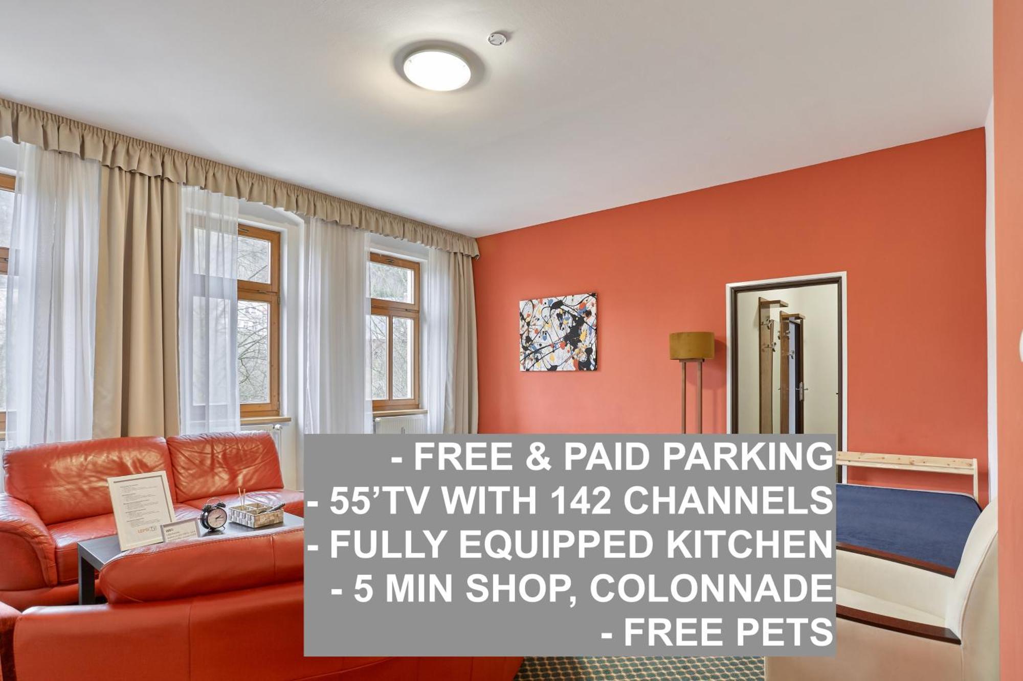 Excellent Apartments In Spa City Center 5 Min Walk From The Colonnade Karlsbad Exteriör bild
